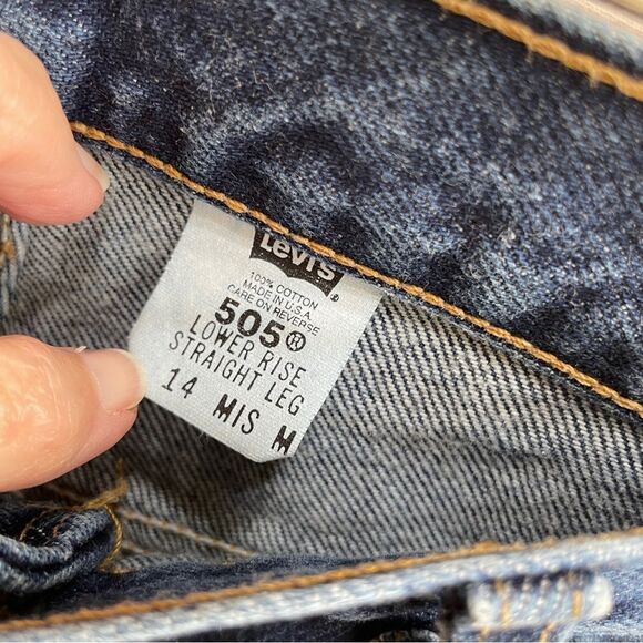 LEVIS 505 RED TAG STRAIGHT LEG JEANS - Picture 8 of 8